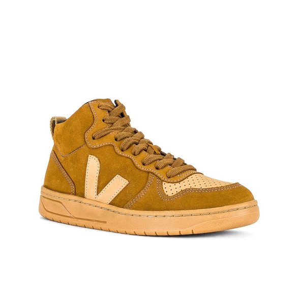Veja Shoes - VEJA V-15 Nubuck Camel Desert Sneakers